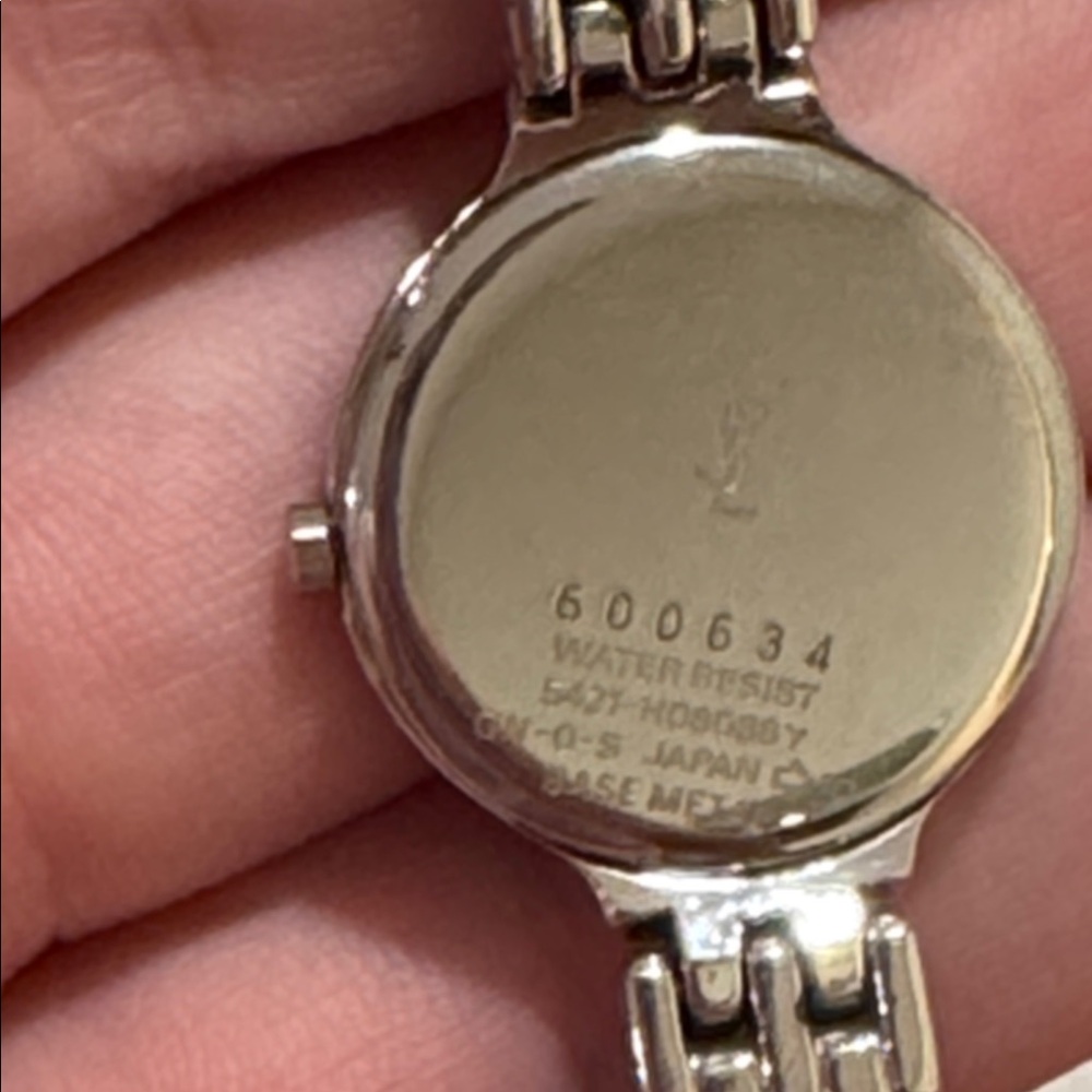 Yves Saint Laurent Black Dial Silver Women's Watch - Picture 5 of 9